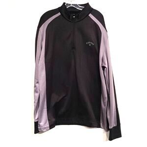 Callaway long sleeve quarter zip pullover jacket - xxl